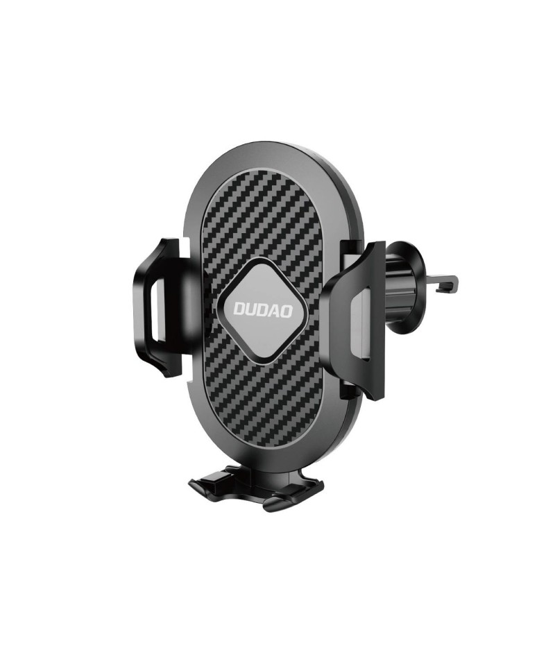 Dudao F2+ smartphone holder for air vent, clamp - black