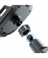Dudao F2+ smartphone holder for air vent, clamp - black
