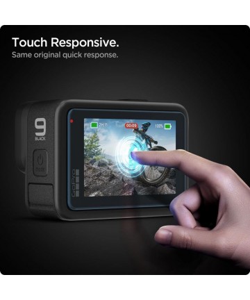 Spigen Glass.tR Slim Tempered Glass + Film 2-Set for GoPro Hero 9 / 10 / 11 / 12 - Transparent
