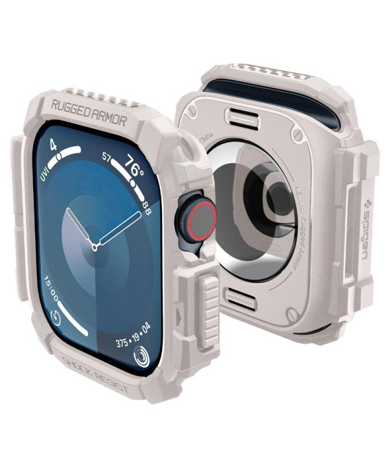 Spigen Rugged Armor Strap for Apple Watch 10 46mm - Beige