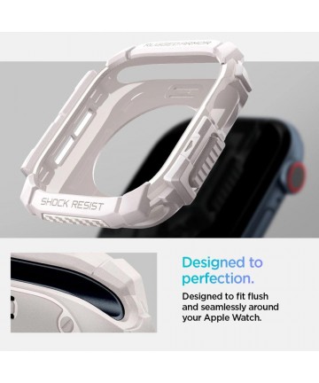 Spigen Rugged Armor Strap for Apple Watch 10 46mm - Beige