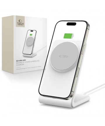 Tech-Protect QI15W-A38 MagSafe Wireless Charger - White