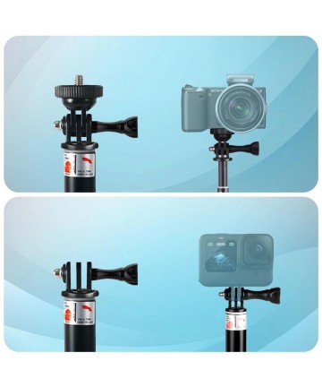 Tech-Protect GA100 Monopad & Selfie Stick for GoPro / DJI - Black