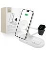 Tech-Protect QI15W-A41 3in1 Wireless Charger with MagSafe for Apple Devices - White
