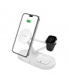Tech-Protect QI15W-A41 3in1 Wireless Charger with MagSafe for Apple Devices - White