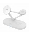 Tech-Protect QI15W-A41 3in1 Wireless Charger with MagSafe for Apple Devices - White