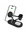 Tech-Protect QI15W-A41 3in1 Wireless Charger with MagSafe for Apple Devices - Black