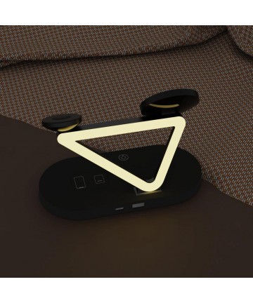 Tech-Protect QI15W-A41 3in1 Wireless Charger with MagSafe for Apple Devices - Black