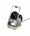 Tech-Protect QI15W-A43 3in1 Wireless Charger with MagSafe for Apple Devices - Black