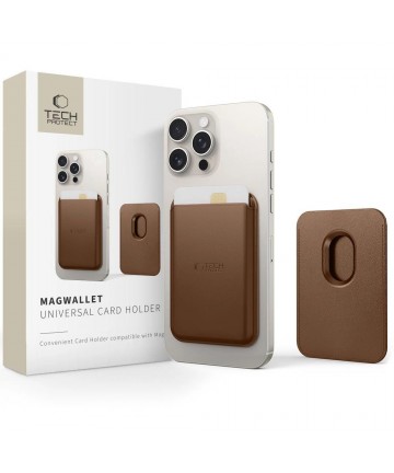 Tech-Protect MagWallet Magsafe case - brown