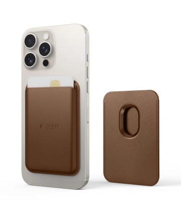 Tech-Protect MagWallet Magsafe case - brown