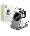 QI15W-A42 3in1 Inductive Charger with MagSafe for Apple Devices - Gray