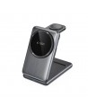 QI15W-A42 3in1 Inductive Charger with MagSafe for Apple Devices - Gray