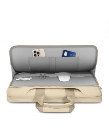 15-16 Tech-Protect Pocket Laptop Bag - Beige