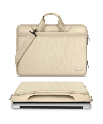 15-16 Tech-Protect Pocket Laptop Bag - Beige