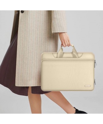 15-16 Tech-Protect Pocket Laptop Bag - Beige
