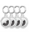 Tech-Protect Icon 4-pack Case for Apple AirTag - Transparent