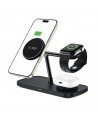 Tech-Protect QI15W-A45 3in1 Wireless Charger with MagSafe for Apple Devices - Black
