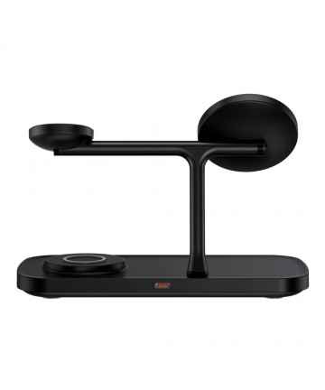 Tech-Protect QI15W-A45 3in1 Wireless Charger with MagSafe for Apple Devices - Black