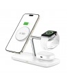 Tech-Protect QI15W-A45 3in1 Wireless Charger with MagSafe for Apple Devices - White