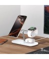 Tech-Protect QI15W-A45 3in1 Wireless Charger with MagSafe for Apple Devices - White