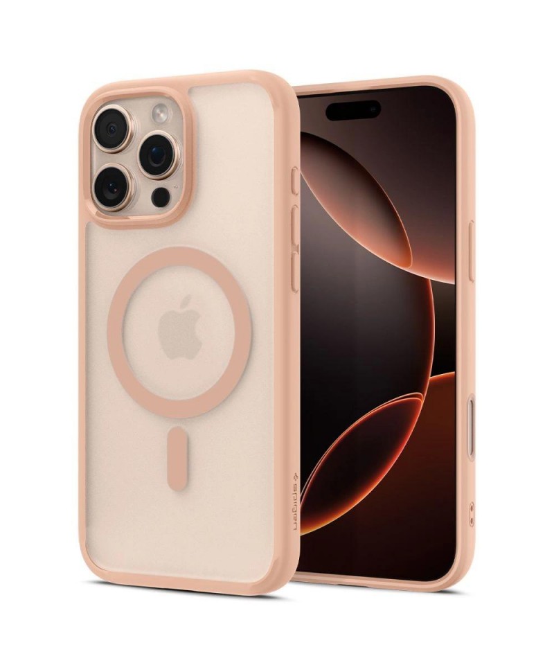 Spigen Ultra Hybrid ”T” Magsafe iPhone 16 Pro Case - Pink
