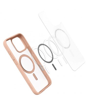 Spigen Ultra Hybrid ”T” Magsafe iPhone 16 Pro Case - Pink