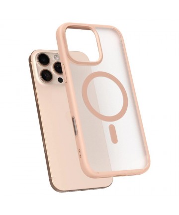 Spigen Ultra Hybrid ”T” Magsafe iPhone 16 Pro Case - Pink
