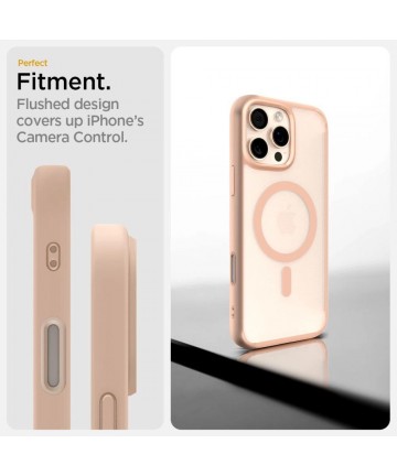 Spigen Ultra Hybrid ”T” Magsafe iPhone 16 Pro Case - Pink