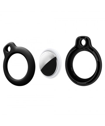 Tech-Protect Rough 2-pack case for Apple AirTag - black