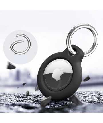 Tech-Protect Rough 2-pack case for Apple AirTag - black