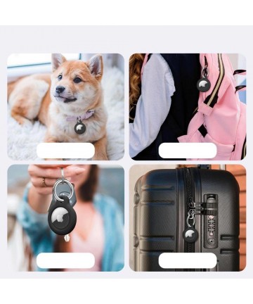 Tech-Protect Rough 2-pack case for Apple AirTag - black