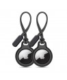 Tech-Protect Rough 2-pack case for Apple AirTag - black