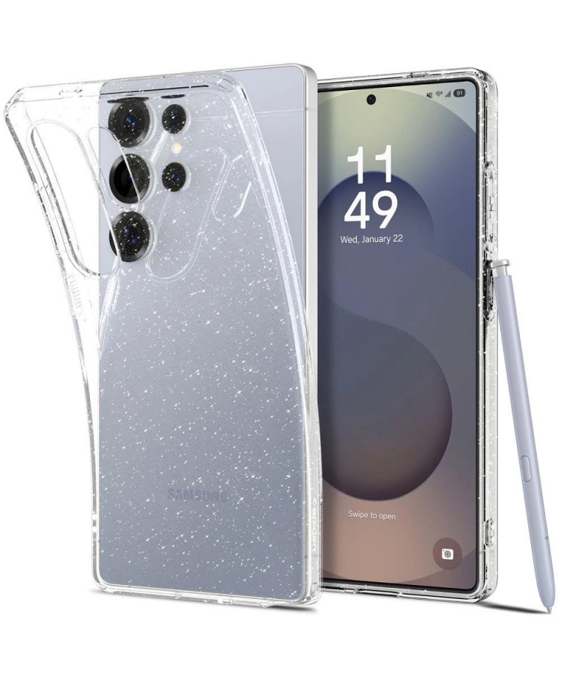 Spigen Liquid Crystal Case for Samsung Galaxy S25 Ultra - Clear Glitter