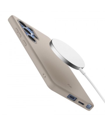 Spigen Silicone Fit Mag case for Samsung Galaxy S25Ultra - titanium