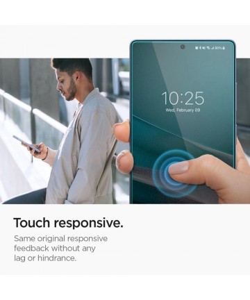 Spigen Glas.tR EZ FIT 2-pack tempered glass for Samsung Galaxy S25 Ultra - transparent