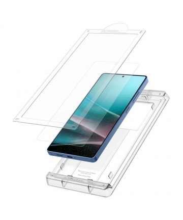 Spigen Elite Shield EZ FIT Hybrid Glass for Samsung Galaxy S25 Ultra - Transparent