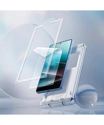 Spigen Elite Shield EZ FIT Hybrid Glass for Samsung Galaxy S25 Ultra - Transparent