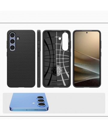 Spigen Liquid Air Case for Samsung Galaxy S25 - Matte Black