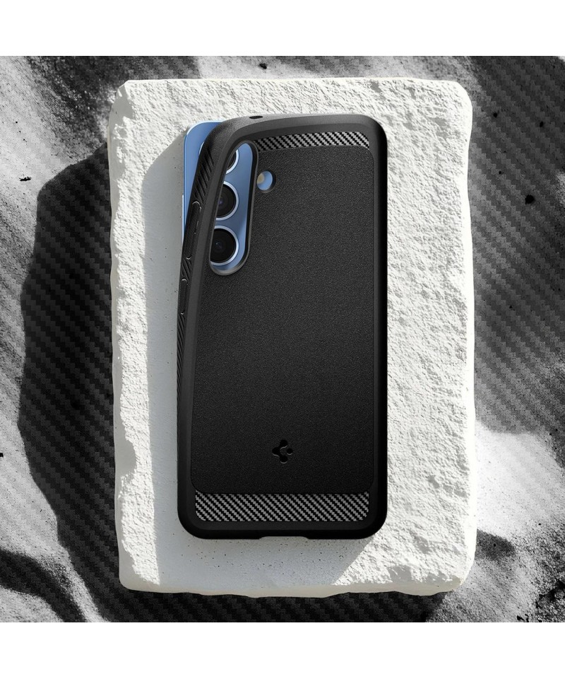 Spigen Rugged Armor Mag MagSafe Case for Samsung Galaxy S25 - Matte Black
