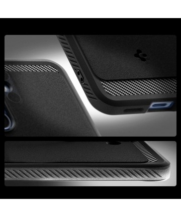 Spigen Rugged Armor Mag MagSafe Case for Samsung Galaxy S25 - Matte Black