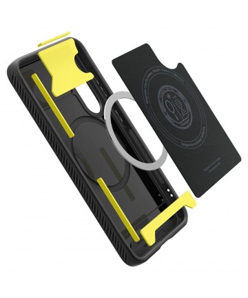 Spigen Rugged Armor Mag MagSafe Case for Samsung Galaxy S25 - Matte Black