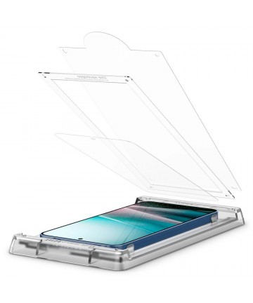 Spigen ELITE SHIELD EZ FIT Hybrid Glass for Samsung Galaxy S25 - Transparent