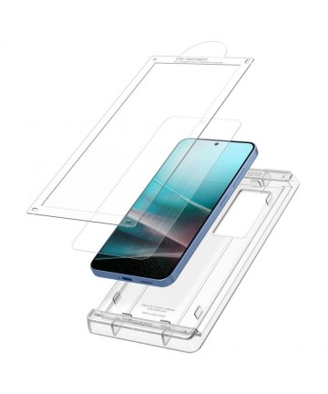 Spigen ELITE SHIELD EZ FIT Hybrid Glass for Samsung Galaxy S25 - Transparent