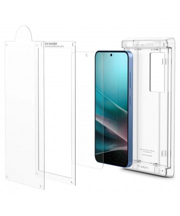 Spigen ELITE SHIELD EZ FIT Hybrid Glass for Samsung Galaxy S25 - Transparent