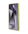 Guess 4G Glitter Triangle Buttons MagSafe Case for Samsung Galaxy S25 Ultra Brown