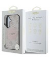 Guess 4G Round Patch Classic Logo MagSafe Case for Samsung Galaxy S25 Plus Pink
