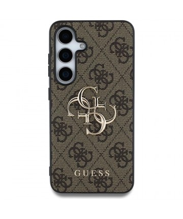 Guess Big 4G Logo Classic Logo Case for Samsung Galaxy S25 Plus Brown