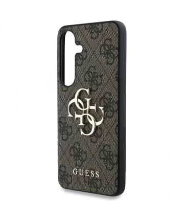 Guess Big 4G Logo Classic Logo Case for Samsung Galaxy S25 Plus Brown