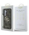 Guess Big 4G Logo Classic Logo Case for Samsung Galaxy S25 Plus Brown